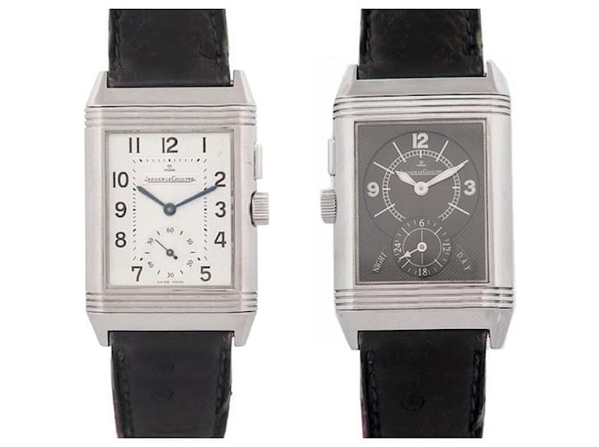 JAEGER LECOULTRE REVERSO DUO FACE NIGHT DAY WATCH 272.8.54